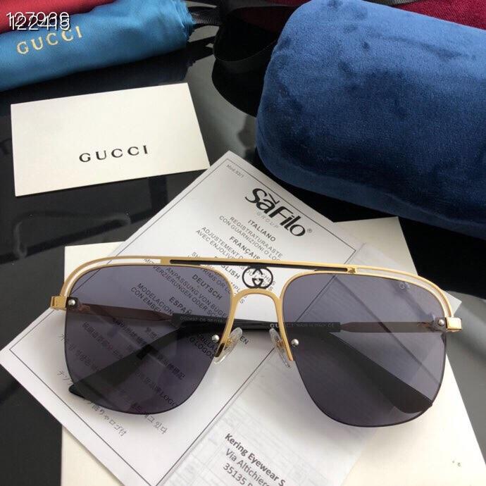 GUCCI古馳 0497 網紅最新款 蛤蟆鏡 太陽鏡  lly1129